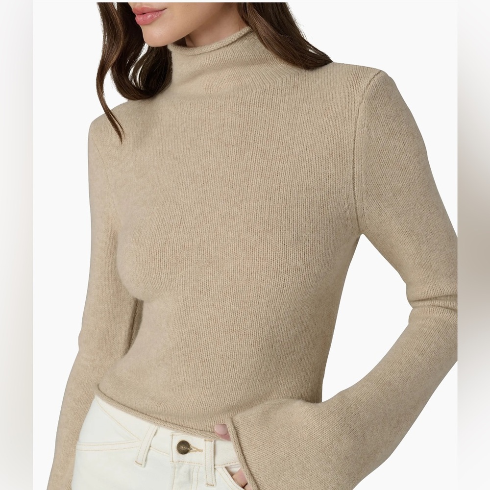 Joe's Jeans Jane Roll-Neck Bell-Sleeve Sweater